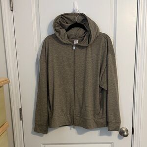 Athletic Works Heather Gray Zip-Up Jacket